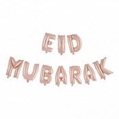 Ballonggirlang Eid Mubarak Roséguld