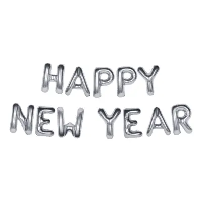 Ballonggirlang Happy New Year Silver
