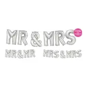 Ballonggirlang MR & MRS Silver