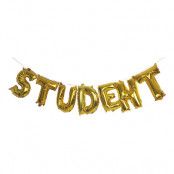 Ballonggirlang Student Guld Metallic