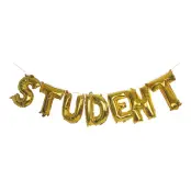 Ballonggirlang Student Guld Metallic