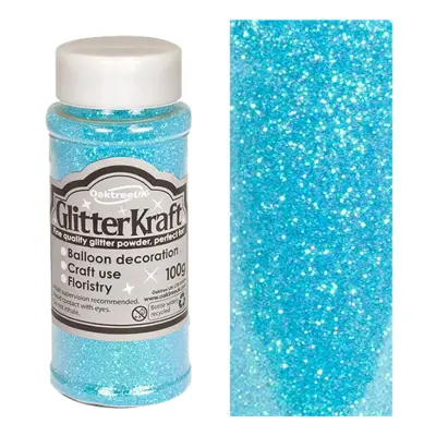 Ballongglitter - Ljusblå