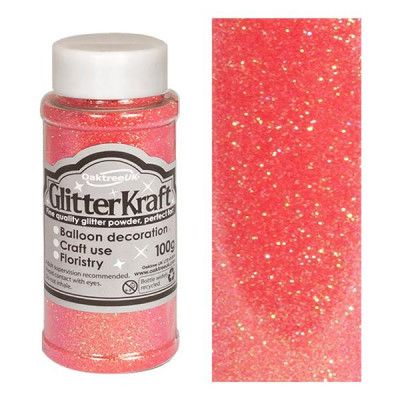 Ballongglitter - Ljusrosa