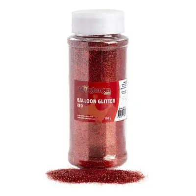Ballongglitter - Röd