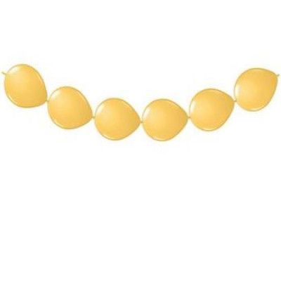 Ballongkedja guld 8-pack