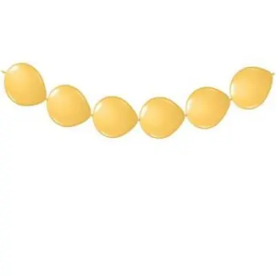 Ballongkedja guld 8-pack