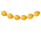 Ballongkedja orange 8-pack