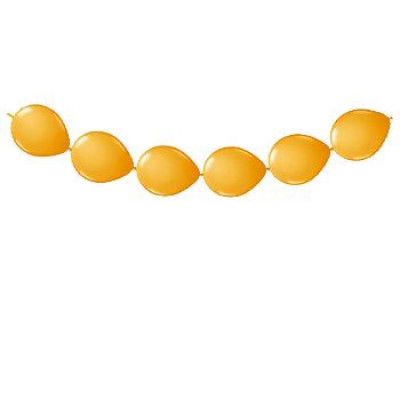 Ballongkedja orange 8-pack