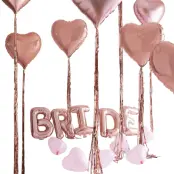 Ballongkit Bride Roséguld