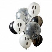 Ballongkit Halloween Spöken och Fladdermöss - 9-pack