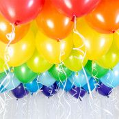 Takballonger Regnbåge