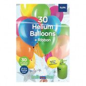 Ballongkit till Heliumtub Flerfärgad - 30-pack