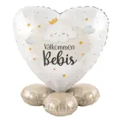 Ballongknyte Välkommen Bebis