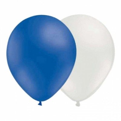 Ballongkombo Blå/Vit - 10-pack