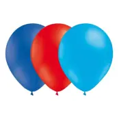 Ballongkombo Blå/Röd/Ljusblå - 15-pack