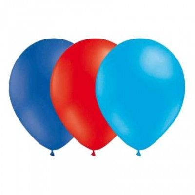 Ballongkombo Blå/Röd/Ljusblå