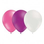 Ballongkombo Magenta/Rosa/Vit - 15-pack