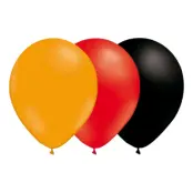 Ballongkombo Röd/Mandarin/Svart - 15-pack
