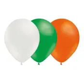 Ballongkombo Vit/Grön/Orange - 15-pack