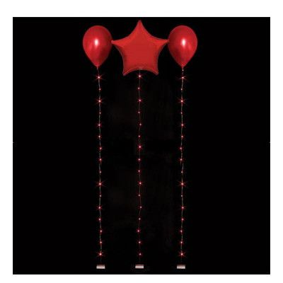 LED-slinga för Ballonger - Röd 1.0 m