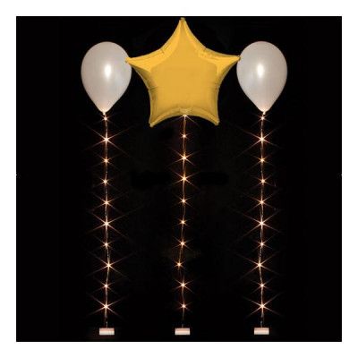 LED-slinga för Ballonger - Varm Vit 1.0 m