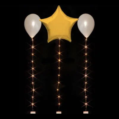 LED-slinga för Ballonger - Varm Vit 1.0 m