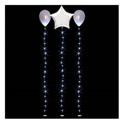 LED-slinga för Ballonger - Vit 1.8 m