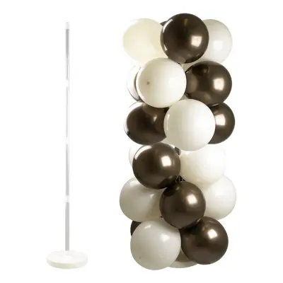 Ballongpelare Vit i Plast
