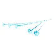 Ballongpinnar Ljusblå - 10-pack