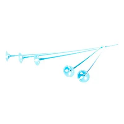 Ballongpinnar Ljusblå - 10-pack