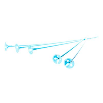 Ballongpinnar Ljusblå - 100-pack