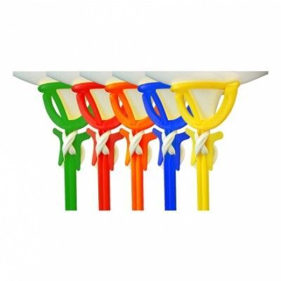 Ballongpinnar Regnbåge - 100-pack