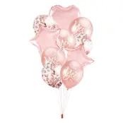Ballongset"She Said Yes"Roséguld
