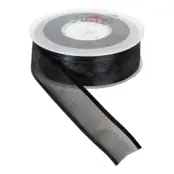 Ballongsnöre Organza Svart