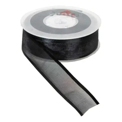 Ballongsnöre Organza Svart