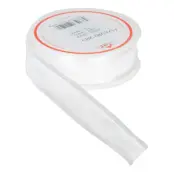 Ballongsnöre Organza Vit - 25m x 40mm