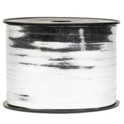 Ballongsnöre/Presentsnöre Silver Metallic 250m