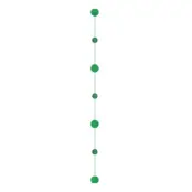 Ballongsvans Bollar Grön Glitter