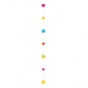 Ballongsvans Cirklar Flerfärgad Glitter - 1-pack