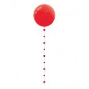 Ballongsvans Cirklar Röd