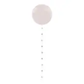 Ballongsvans Cirklar Silver Glitter - 1-pack