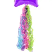Ballongsvans rosa, blå, lila och grön