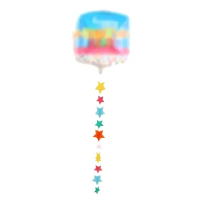 Ballongsvans Stjärnor Flerfärgade - 1-pack