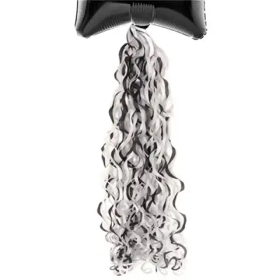 Ballongsvans svart, vit och silver