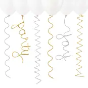 Ballongsvansar Guld/silver