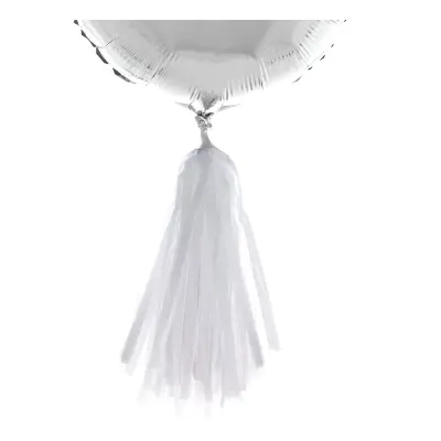 Ballongsvansar Pompons Vit - 5-pack