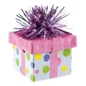 Ballongtyngd Present Rosa