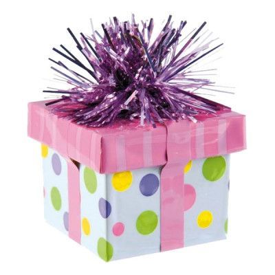 Ballongtyngd Present Rosa