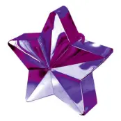 Ballongtyngd Stjärna Lila
