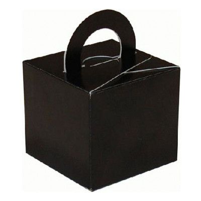 Ballongvikt Presentbox av Papp Svart - 10-pack